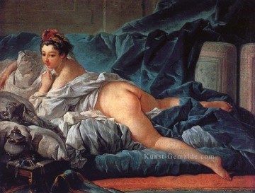 Klassischer Menschlicher Körper Werke - Brown Odalisk Francois Boucher Nacktheit